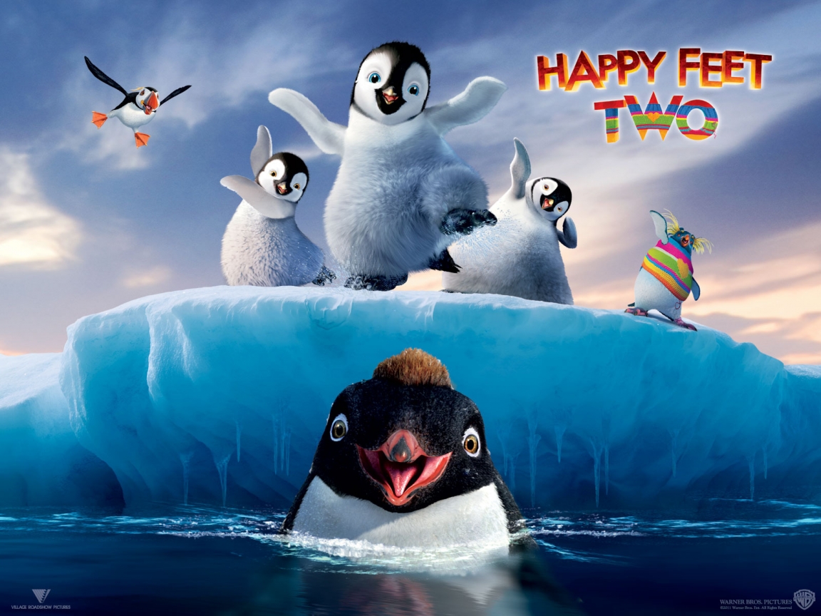 Happy Feet Two for 1152 x 864 resolution