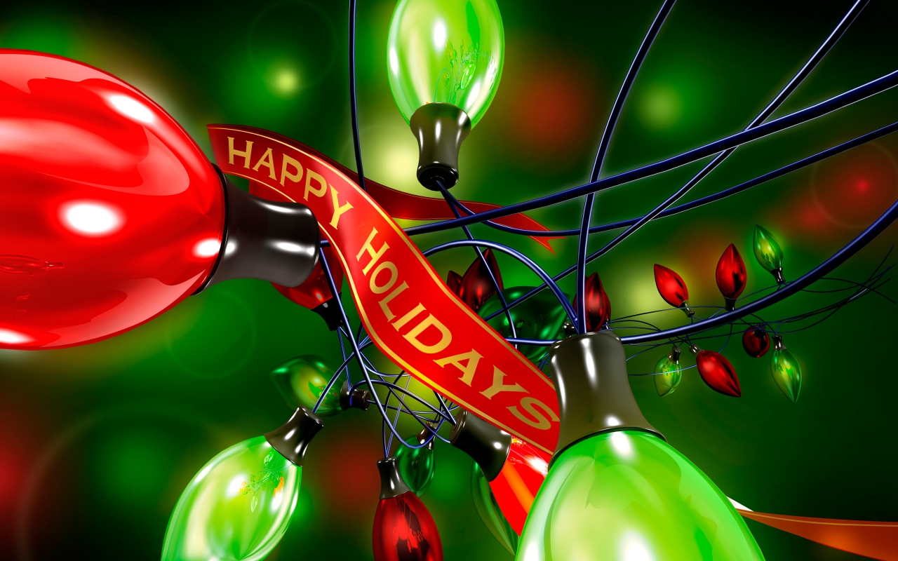 Happy Holidays Everyone for 1280 x 800 widescreen resolution