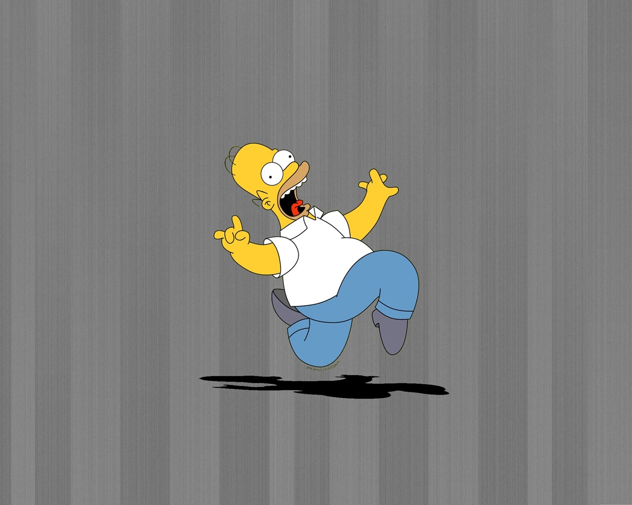 Happy Homer Simpson for 1280 x 1024 resolution