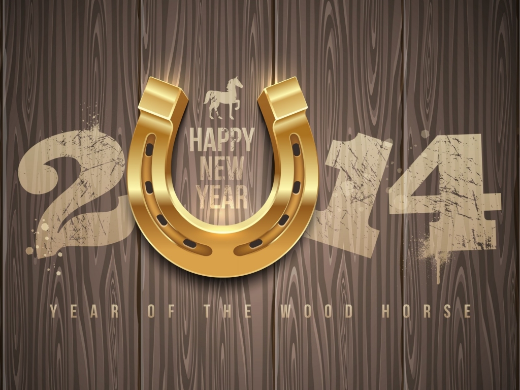 Happy New 2014 for 1024 x 768 resolution