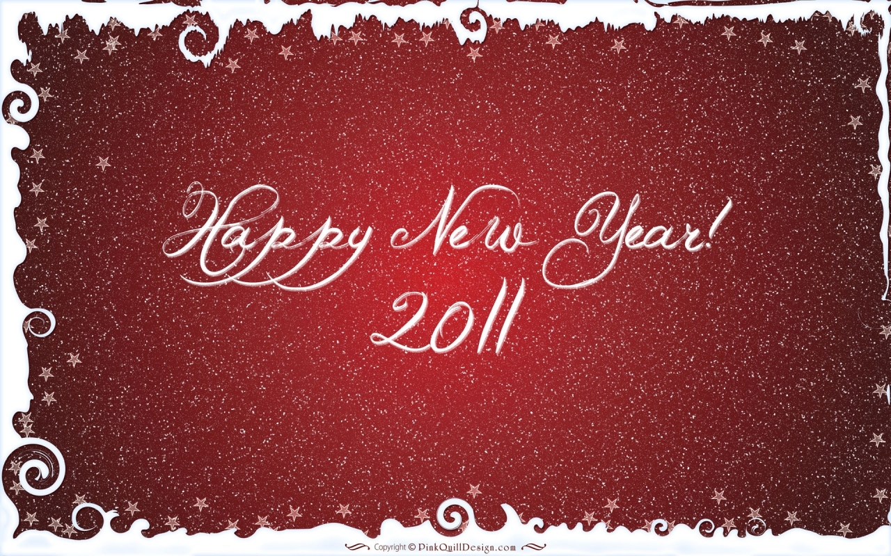 Happy New Year 2011 for 1280 x 800 widescreen resolution