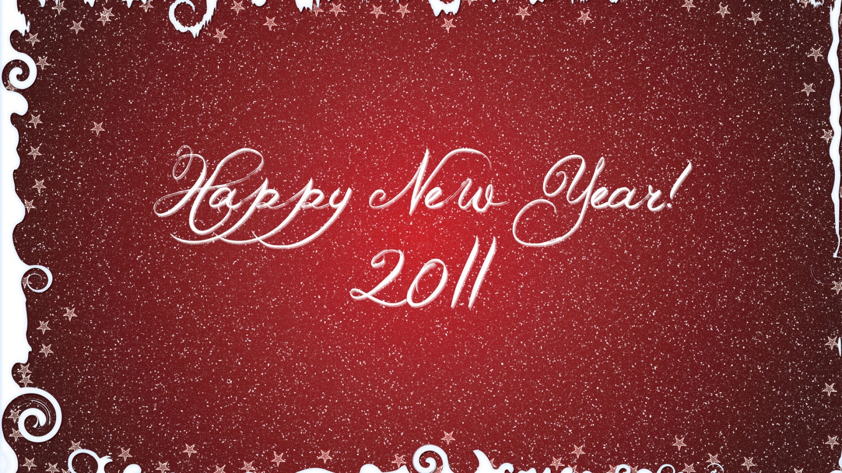 Happy New Year 2011 for 1680 x 945 HDTV resolution