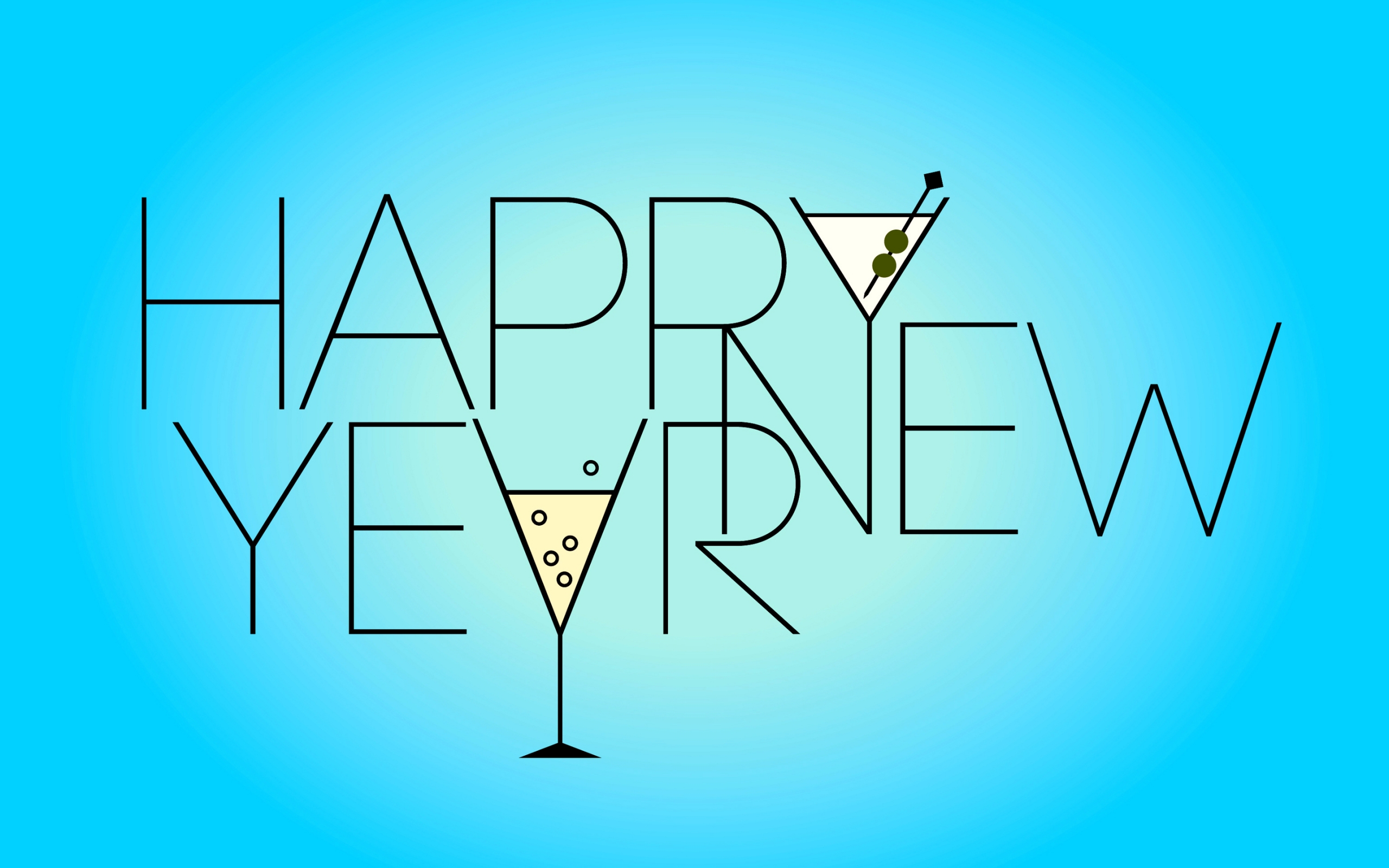 Happy New Year 2013 for 2560 x 1600 widescreen resolution