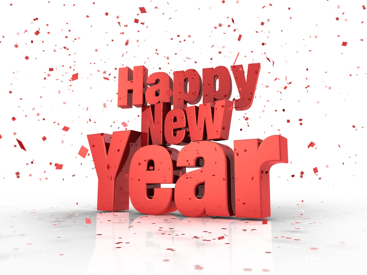 Happy New Year Font for 1280 x 960 resolution