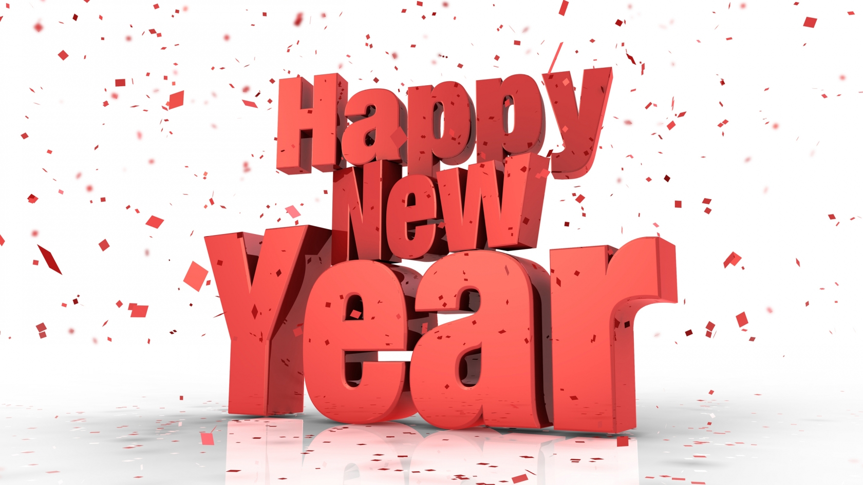 Happy New Year Font for 1680 x 945 HDTV resolution