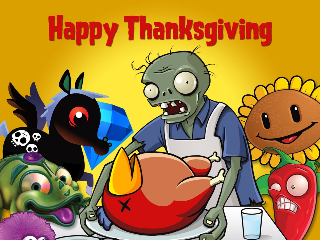 Happy Thanksgiving for 1024 x 768 resolution