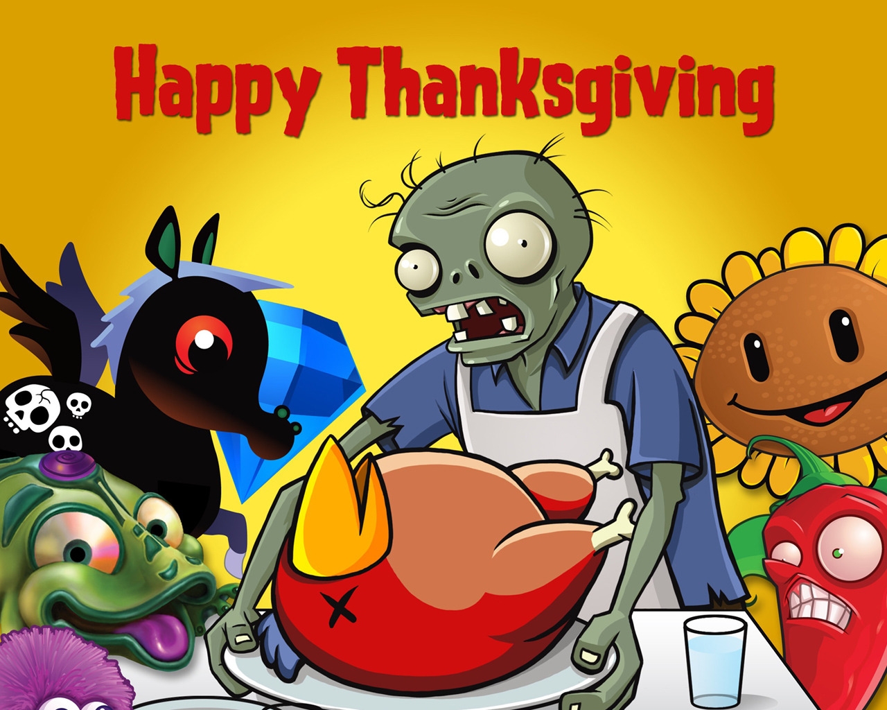 Happy Thanksgiving for 1280 x 1024 resolution