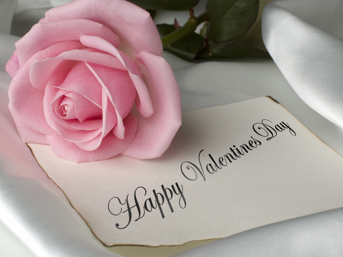 Happy Valentines Day Card for 1152 x 864 resolution