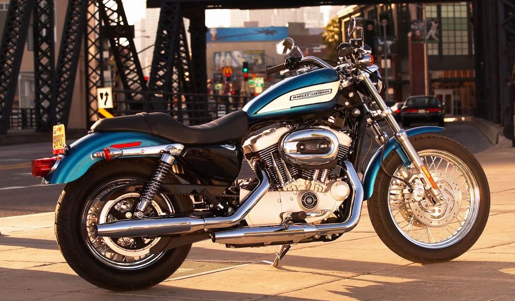 Harley Davidson 1200 for 1024 x 600 widescreen resolution