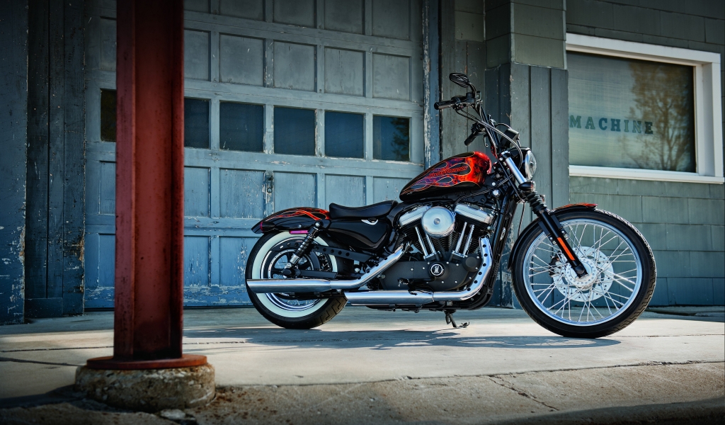 Harley Davidson Sporster XL 1200 for 1024 x 600 widescreen resolution