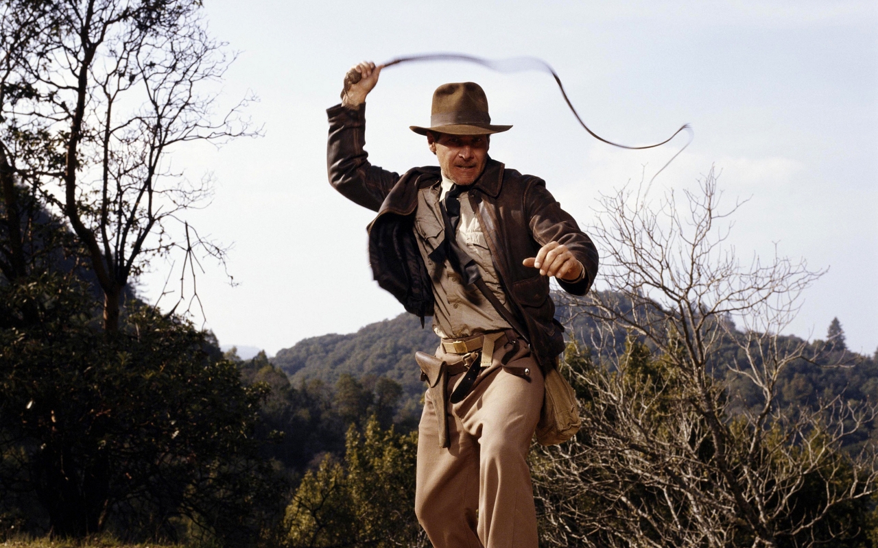 Harrison Ford as Indiana Jones for 1280 x 800 widescreen resolution