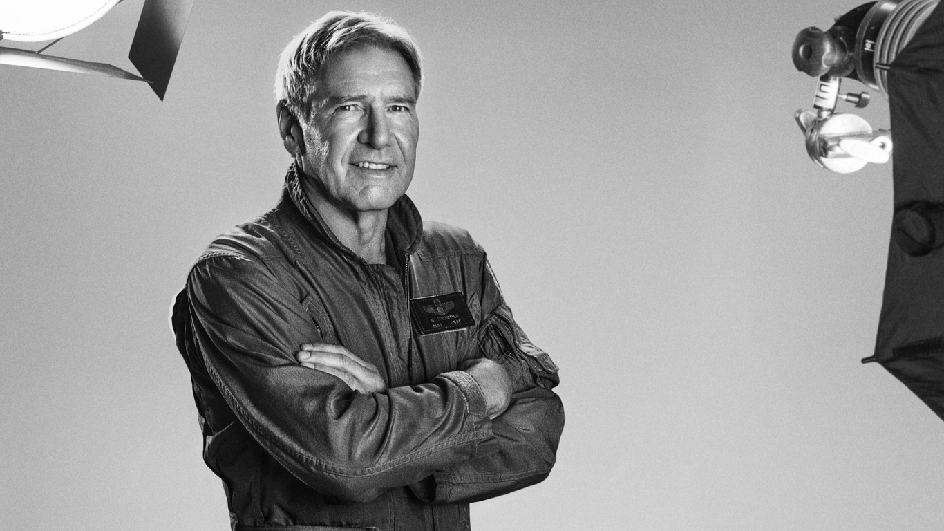 Harrison Ford The Expendables 3 for 1366 x 768 HDTV resolution