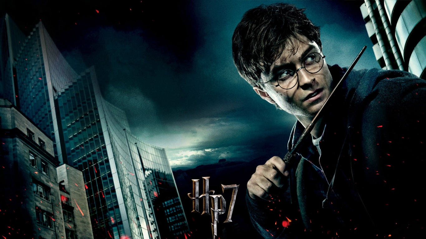 Harry Potter 7 Poster for 1366 x 768 HDTV resolution