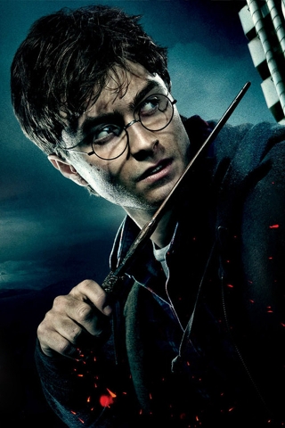 Harry Potter 7 Poster for 320 x 480 iPhone resolution