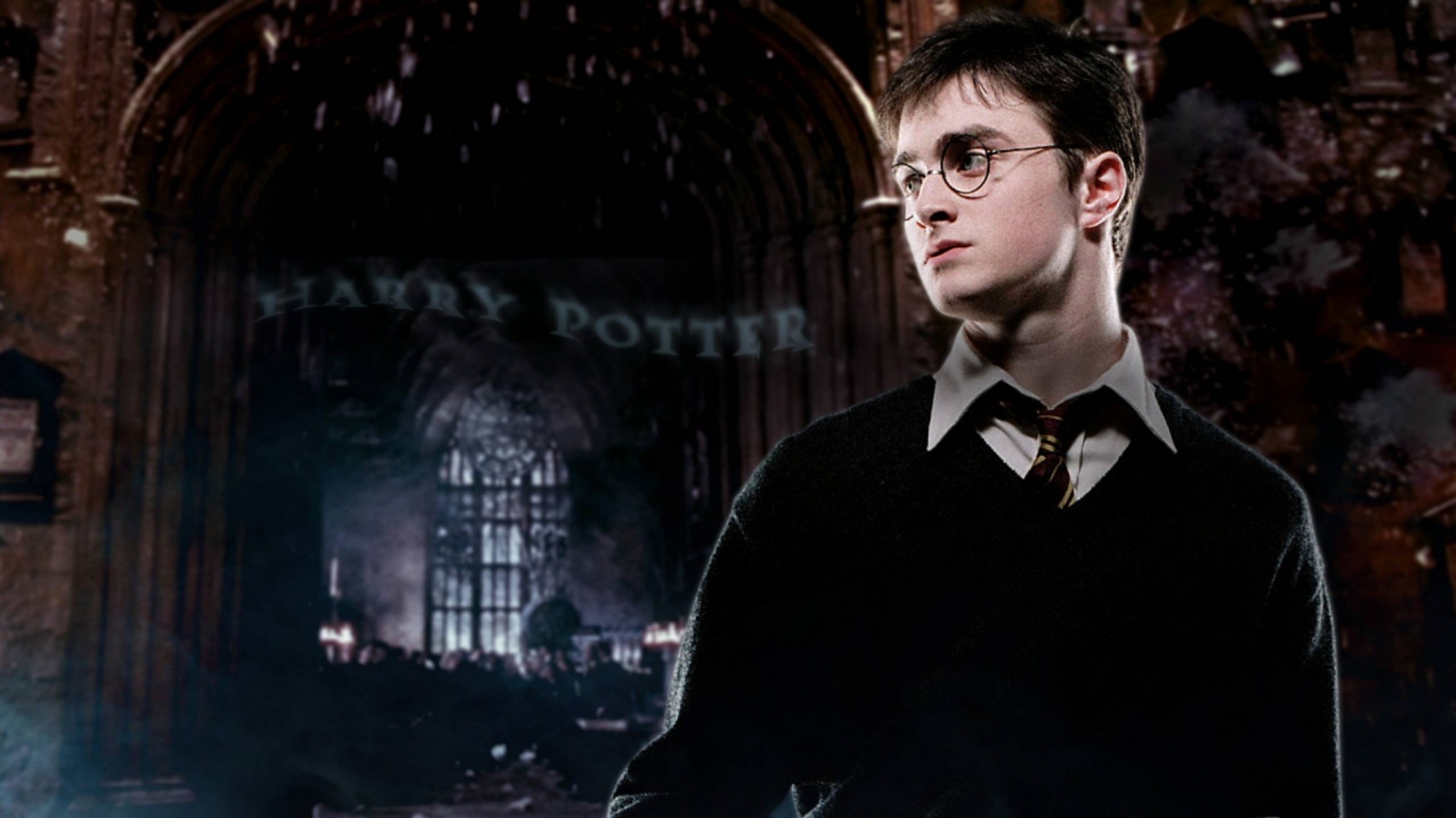 Harry Potter Daniel Radcliffe for 1366 x 768 HDTV resolution