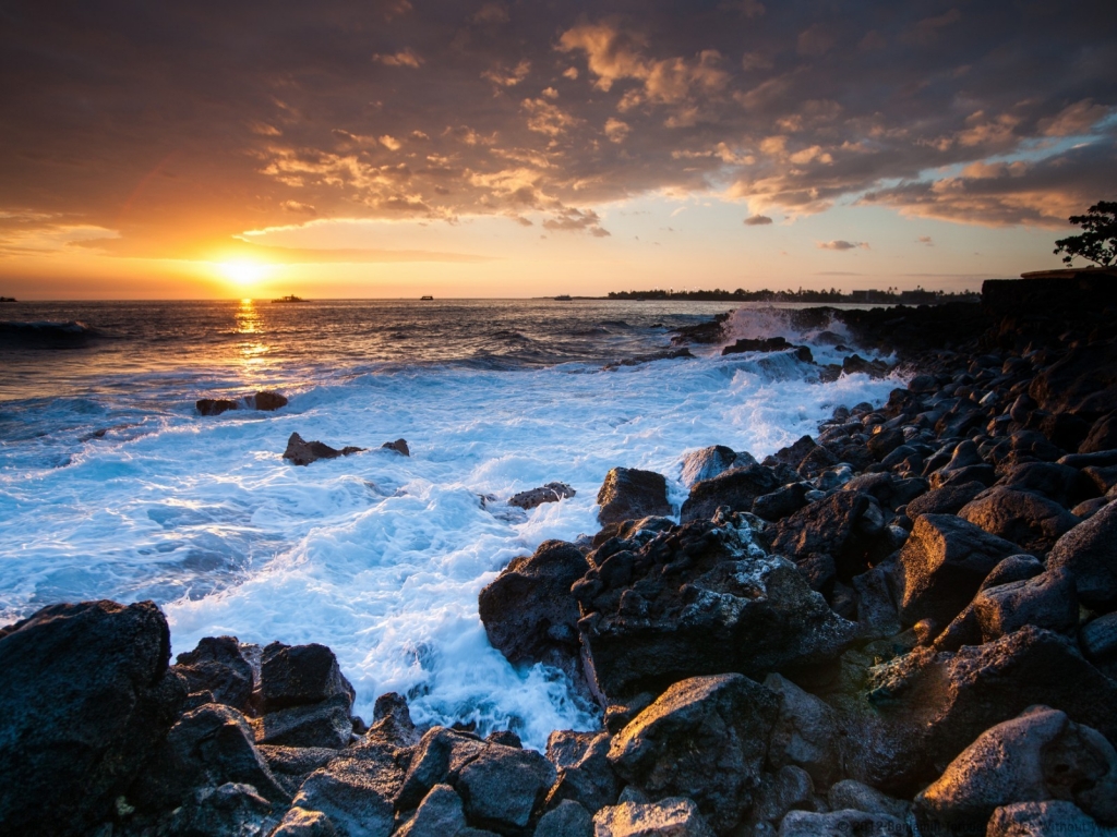 Hawaii Sunset for 1024 x 768 resolution