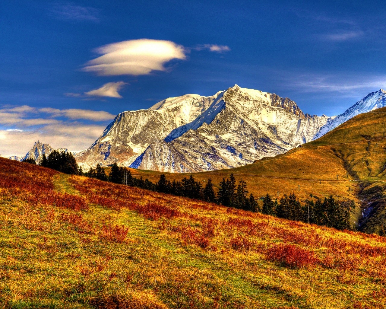 HDR Mountain Landscape for 1280 x 1024 resolution