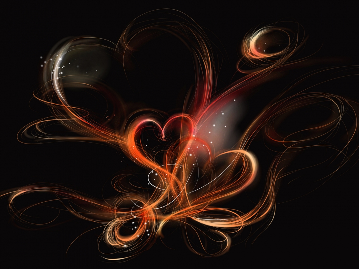 Heart Designs for 1152 x 864 resolution