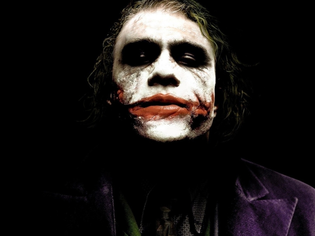 Heath Ledger The Joker for 1024 x 768 resolution