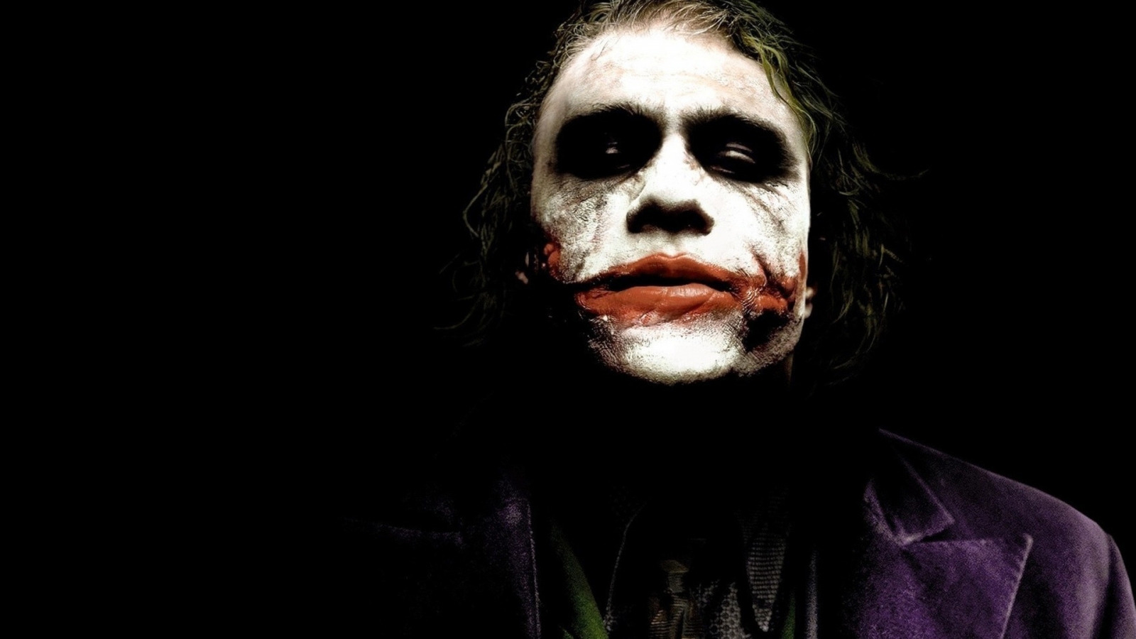 Heath Ledger The Joker for 1600 x 900 HDTV resolution