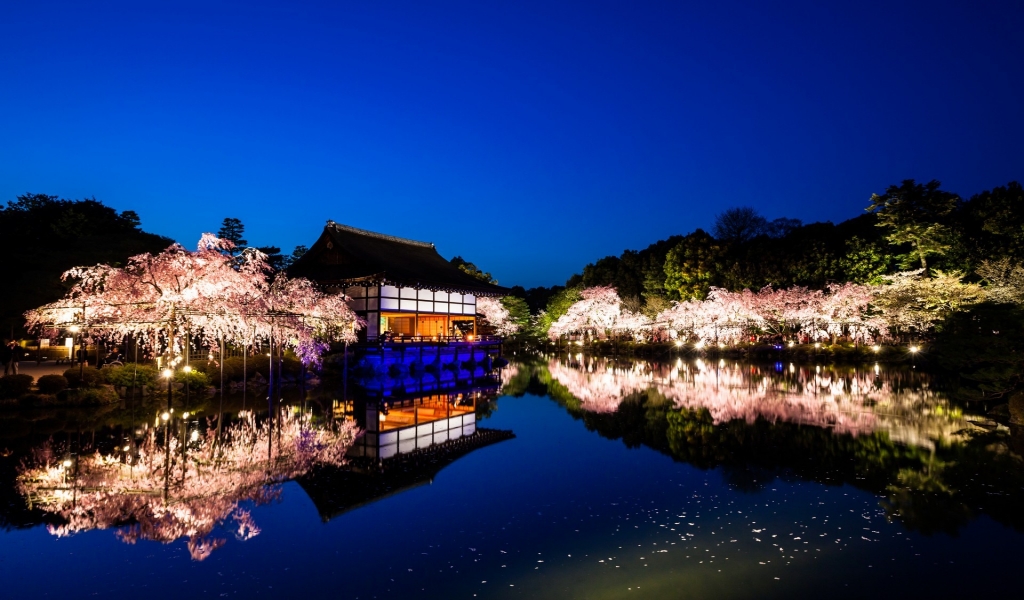 Heian Shrine Kyoto for 1024 x 600 widescreen resolution
