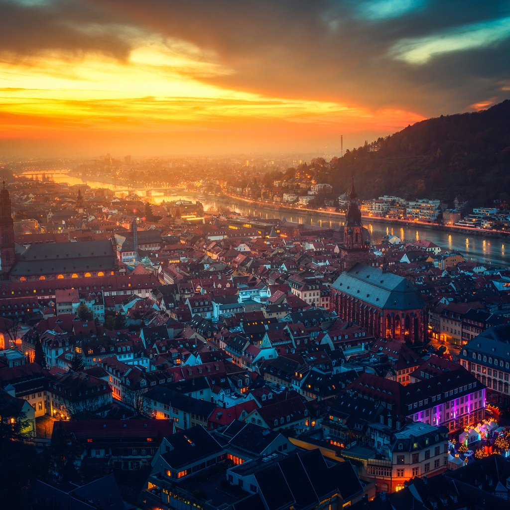 Heidelberg Germany for 1024 x 1024 iPad resolution