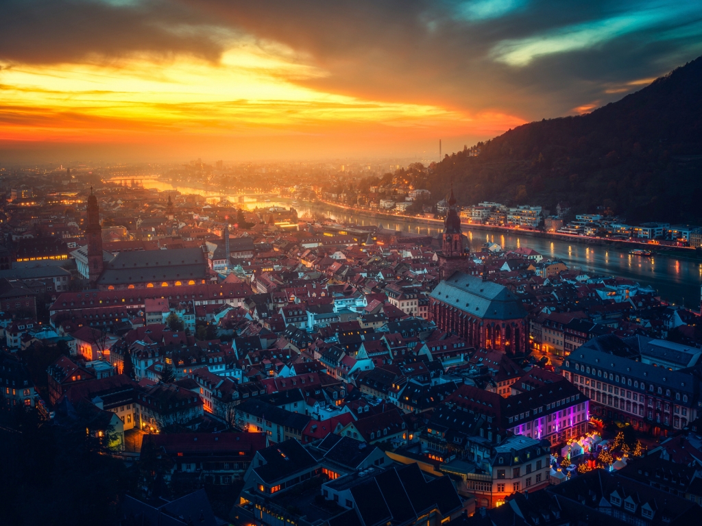 Heidelberg Germany for 1024 x 768 resolution