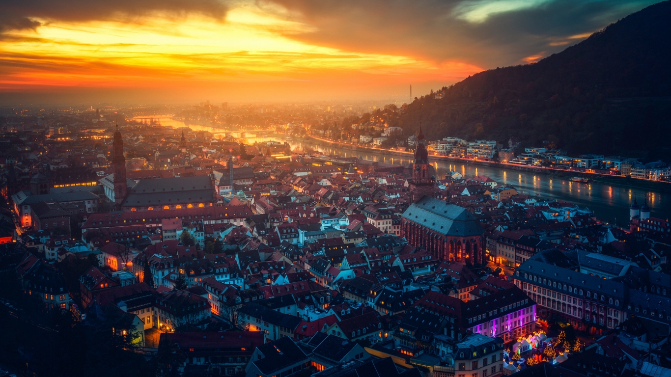 Heidelberg Germany for 1366 x 768 HDTV resolution
