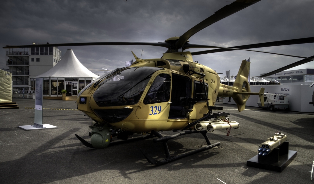 Helicopter EC 635  for 1024 x 600 widescreen resolution