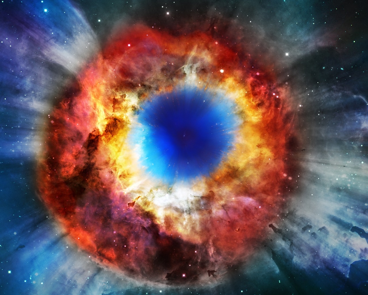 Helix Nebula for 1280 x 1024 resolution