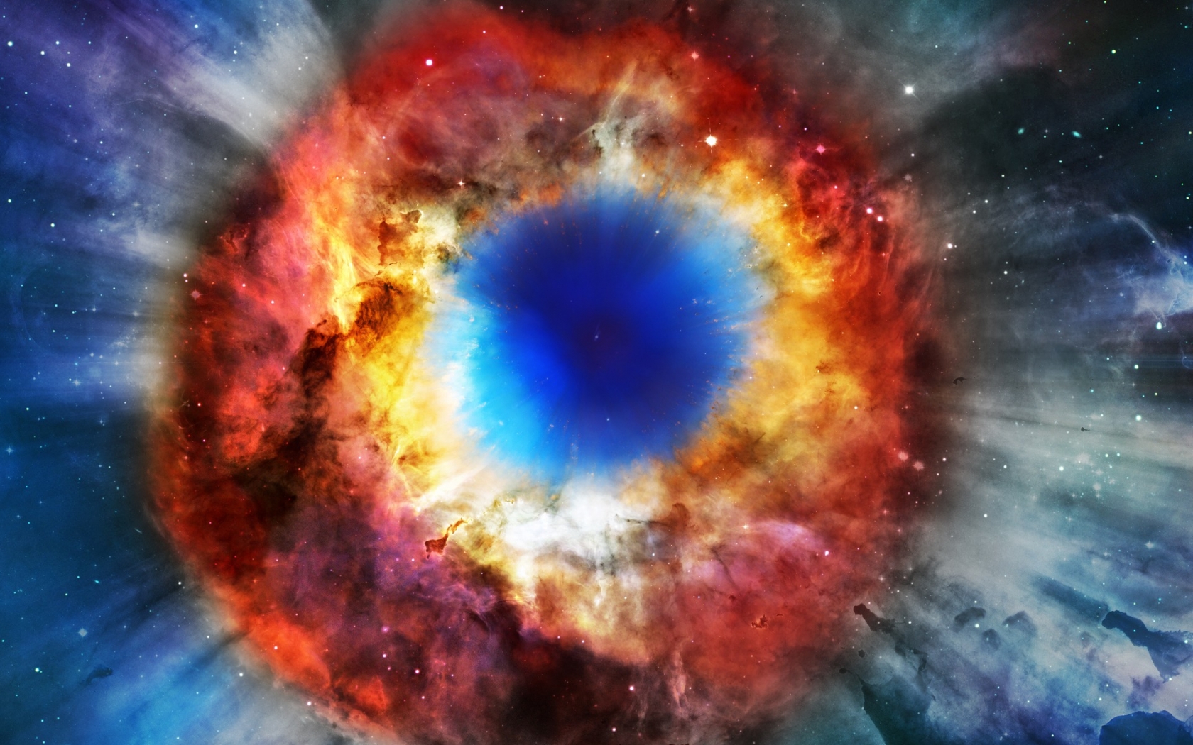 Helix Nebula for 1680 x 1050 widescreen resolution