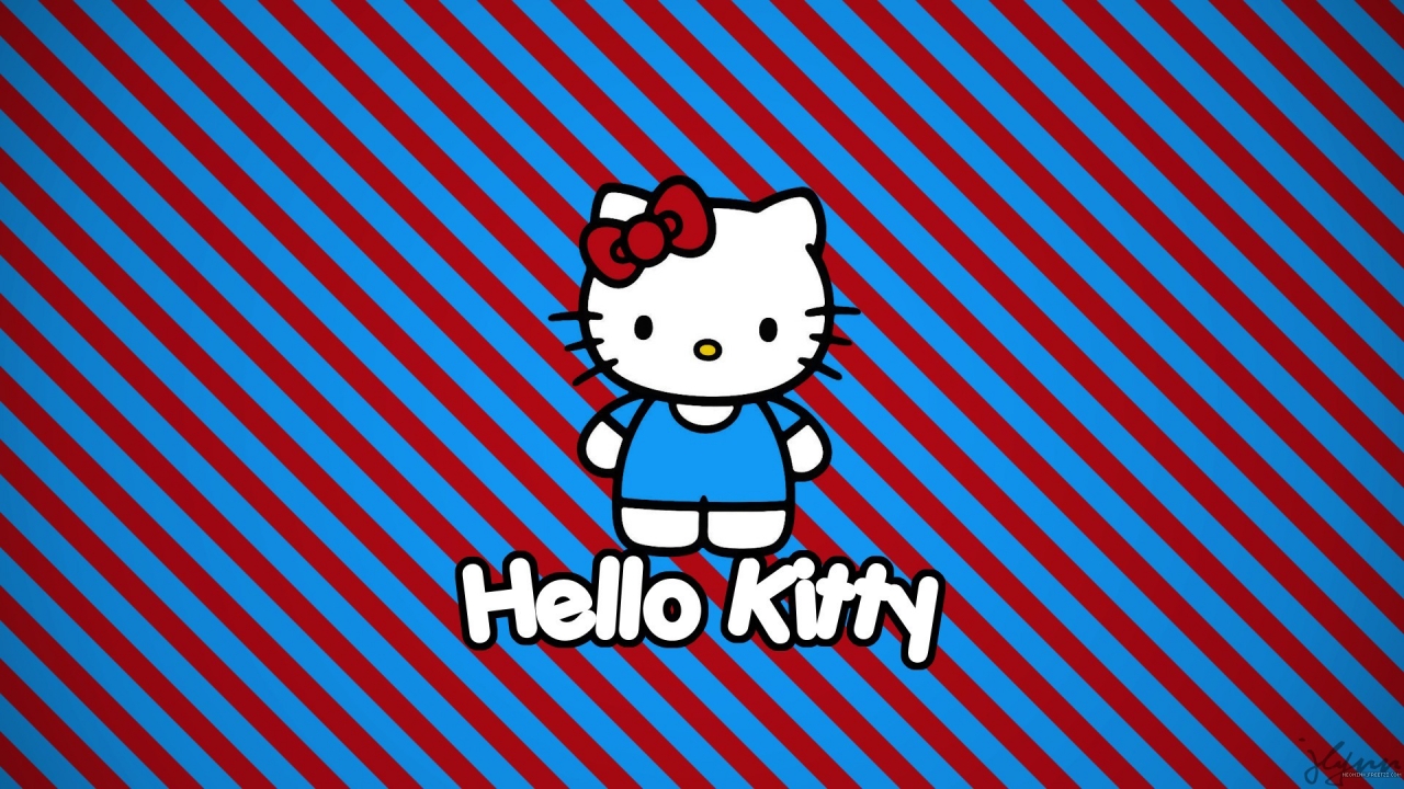 Hello Kitty for 1280 x 720 HDTV 720p resolution