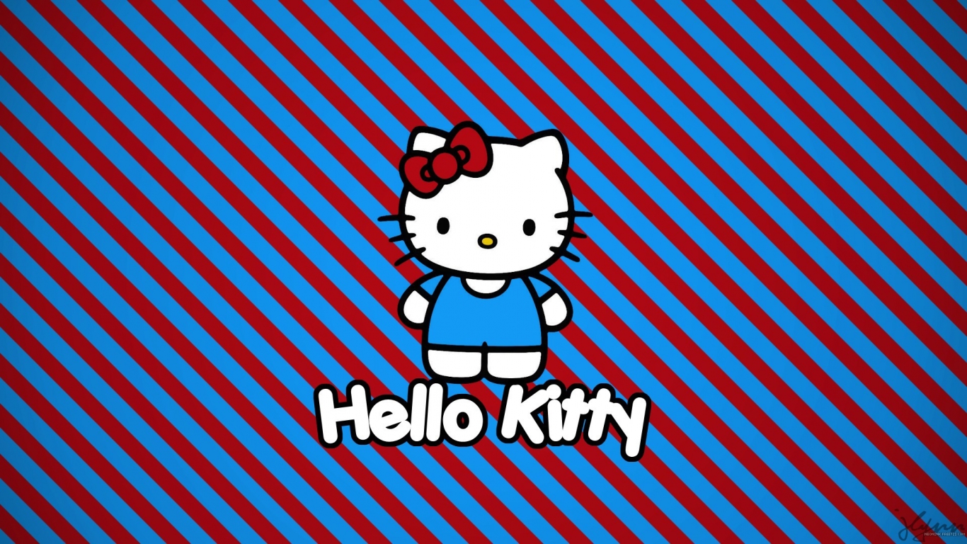 Hello Kitty for 1366 x 768 HDTV resolution