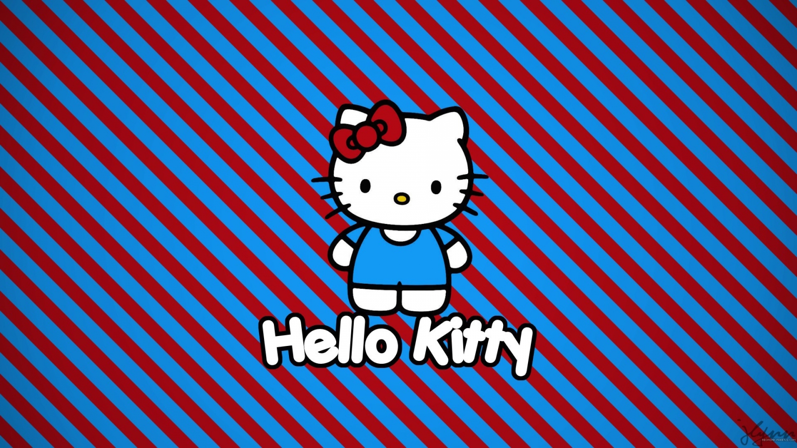 Hello Kitty for 1600 x 900 HDTV resolution