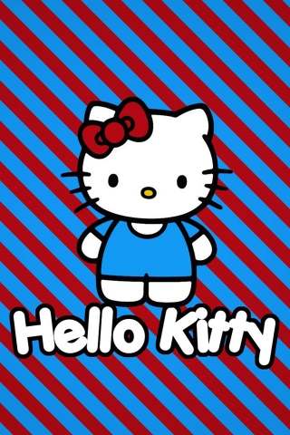Hello Kitty for 320 x 480 iPhone resolution