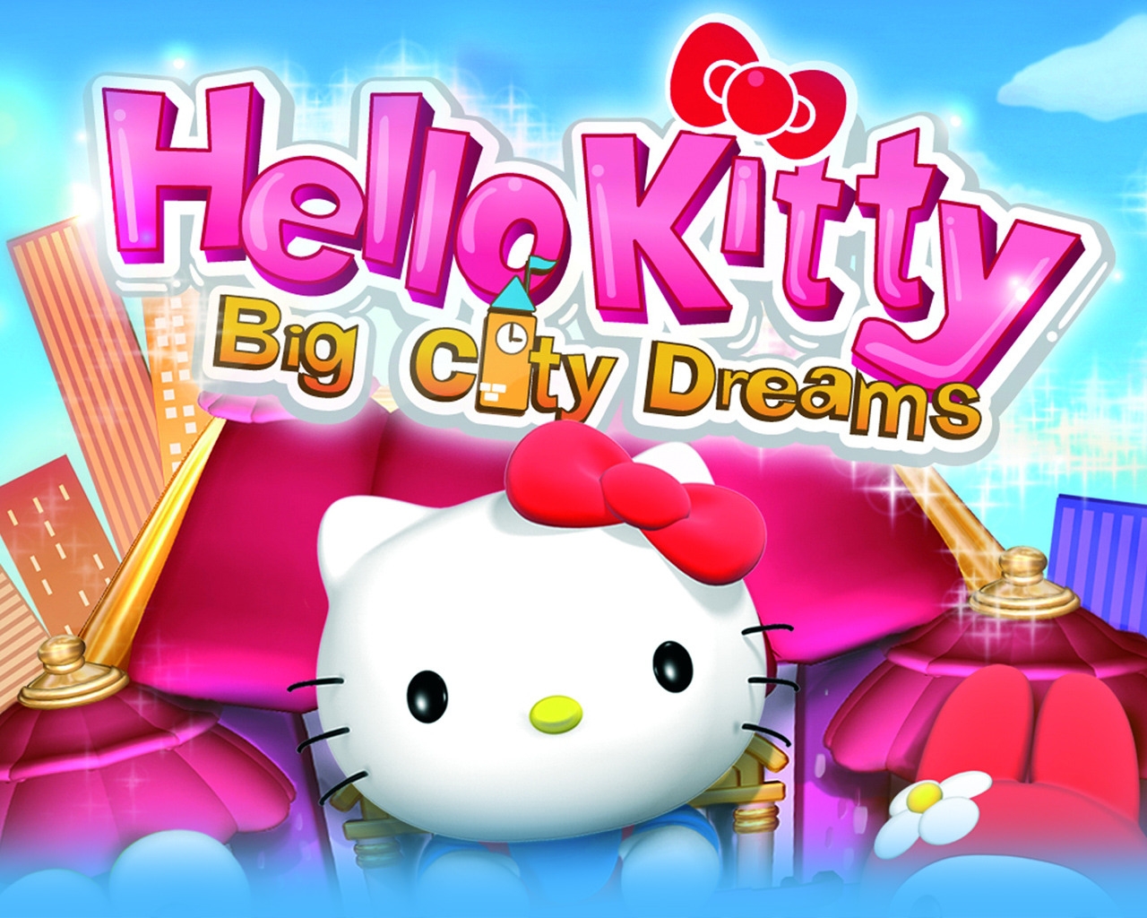 Hello Kitty Big City for 1280 x 1024 resolution