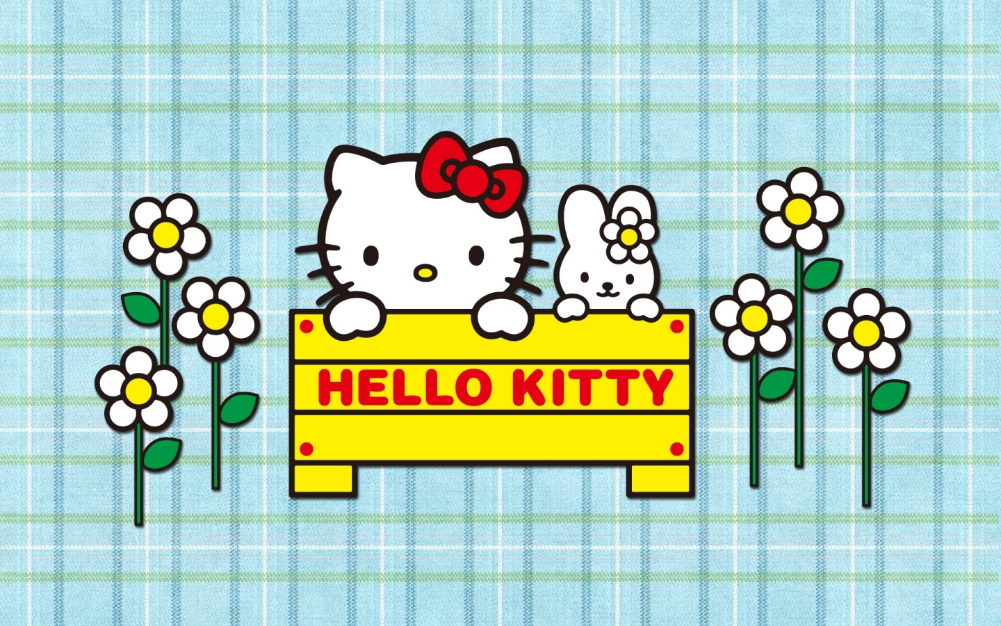 Hello Kitty Cartoon for 1440 x 900 widescreen resolution