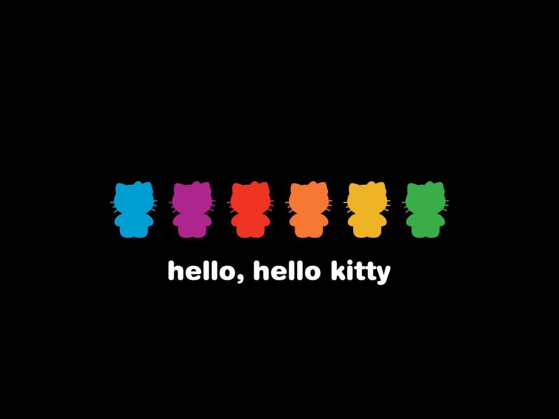 Hello Kitty Shapes for 1152 x 864 resolution