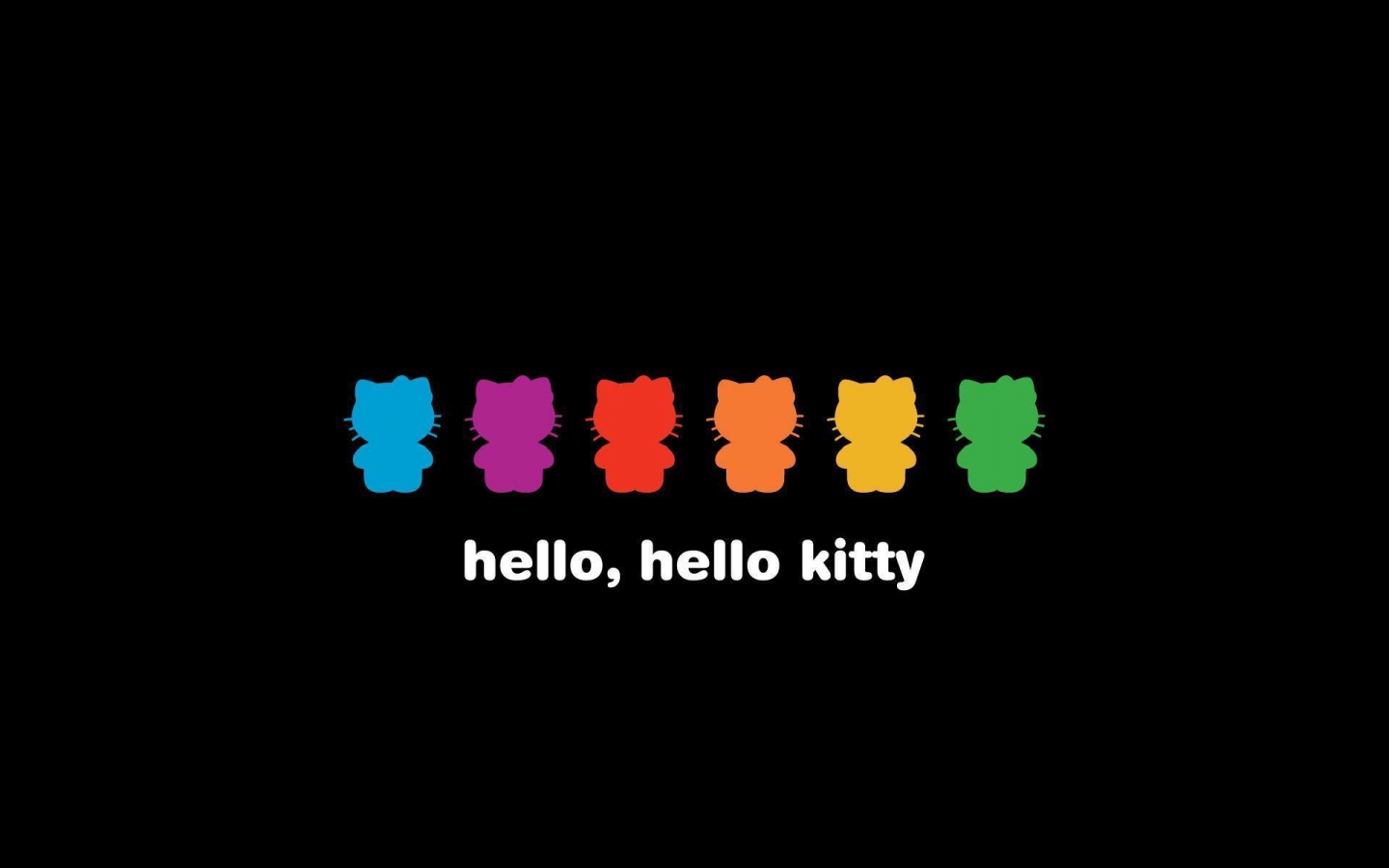Hello Kitty Shapes for 1440 x 900 widescreen resolution