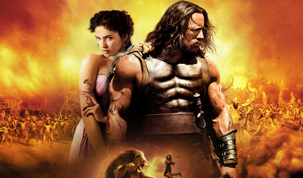 Hercules 2014 Movie Poster for 1024 x 600 widescreen resolution