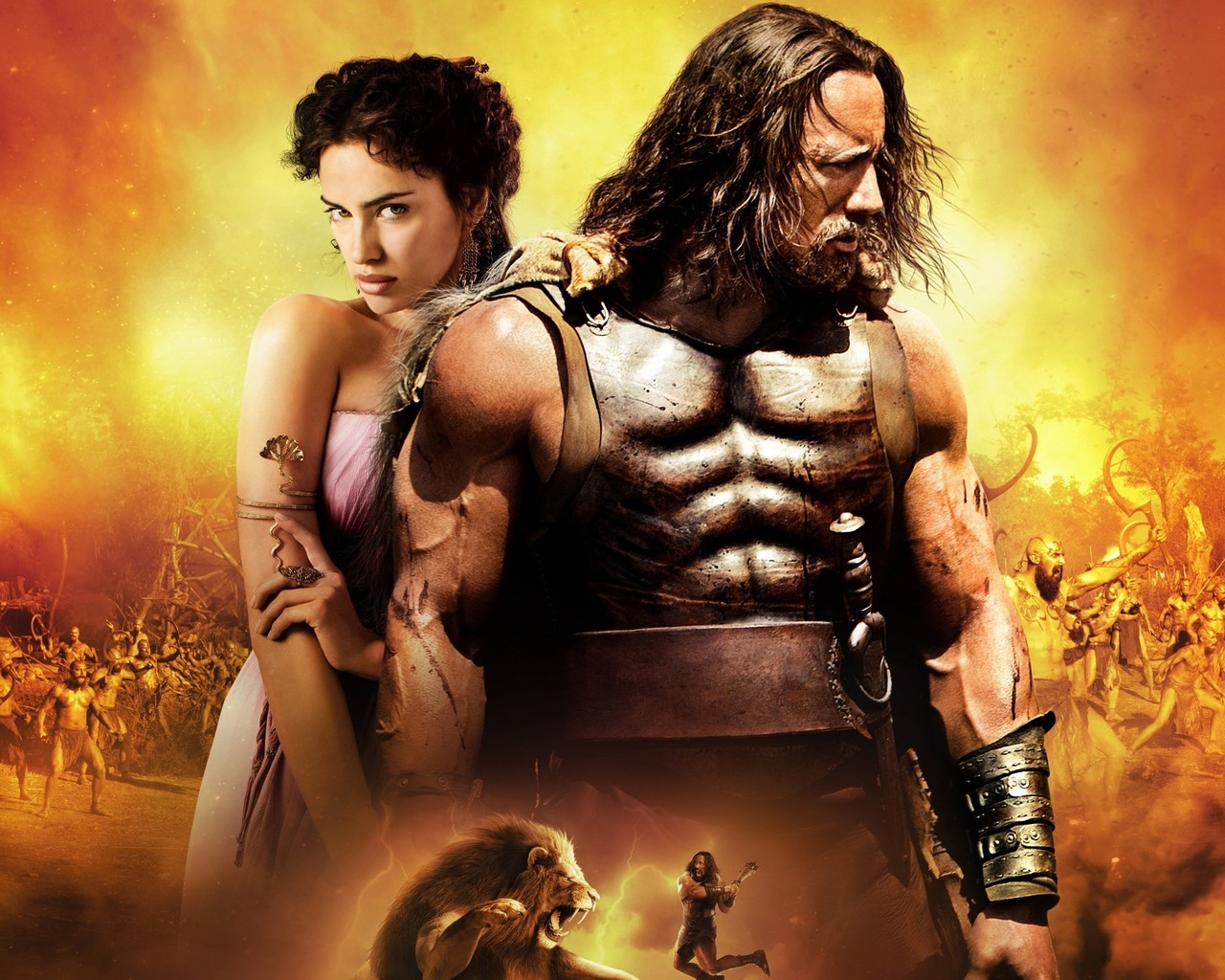 Hercules 2014 Movie Poster for 1280 x 1024 resolution