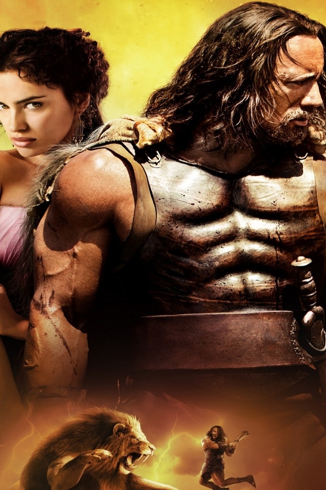 Hercules 2014 Movie Poster for 640 x 960 iPhone 4 resolution