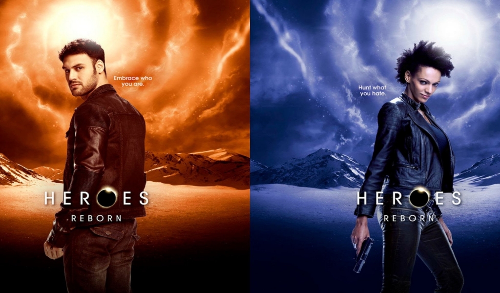 Heroes Reborn Carlos Gutierrez and Joanne Collins for 1024 x 600 widescreen resolution