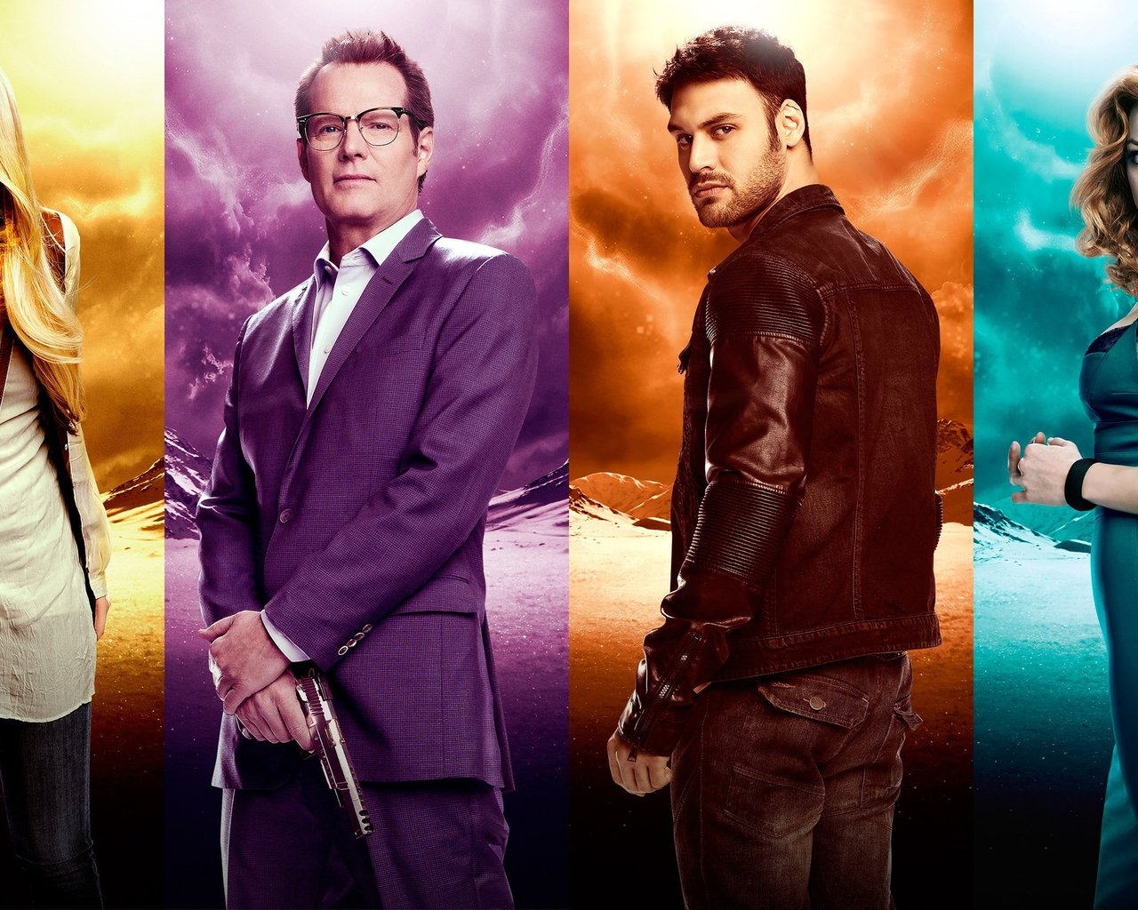 Heroes Reborn Cast for 1280 x 1024 resolution