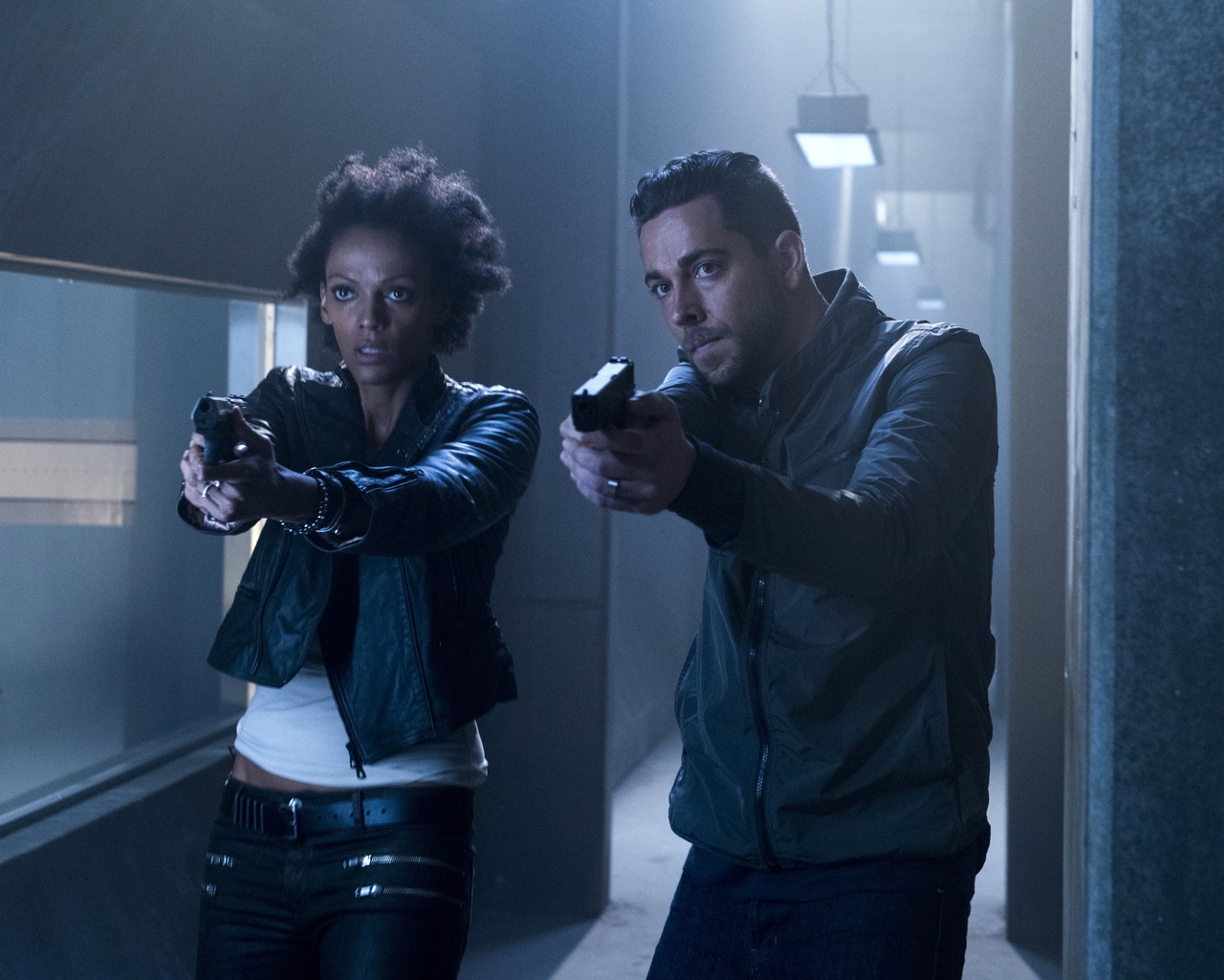 Heroes Reborn Luke Collins and Joanne Collins for 1280 x 1024 resolution