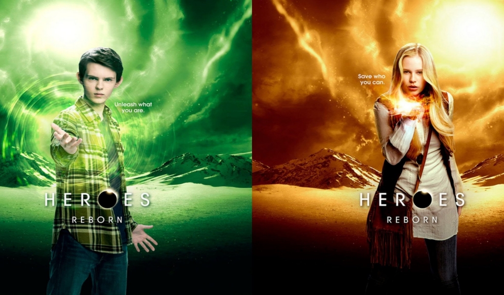 Heroes Reborn Tommy Clarke and Malina for 1024 x 600 widescreen resolution