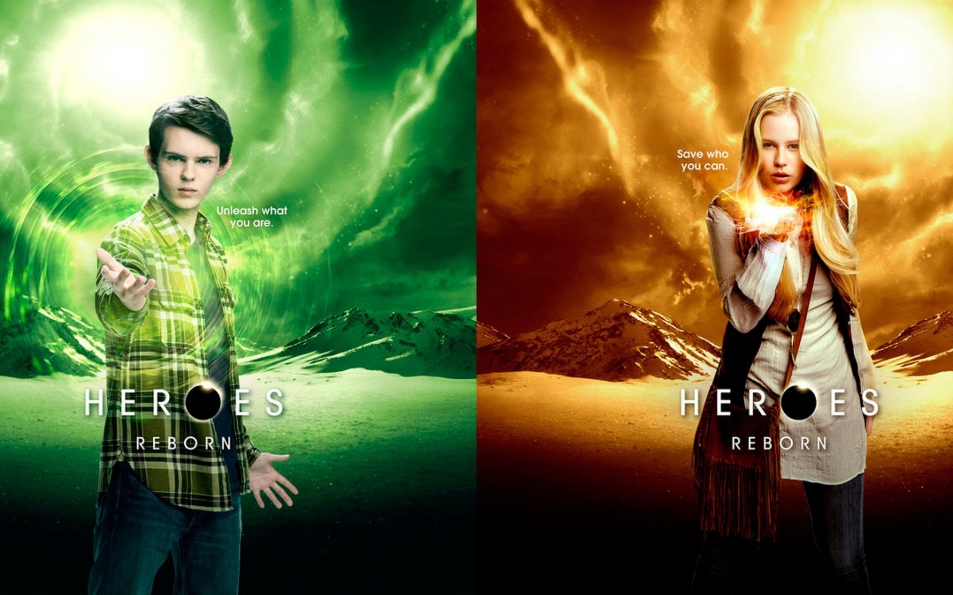 Heroes Reborn Tommy Clarke and Malina for 1920 x 1200 widescreen resolution