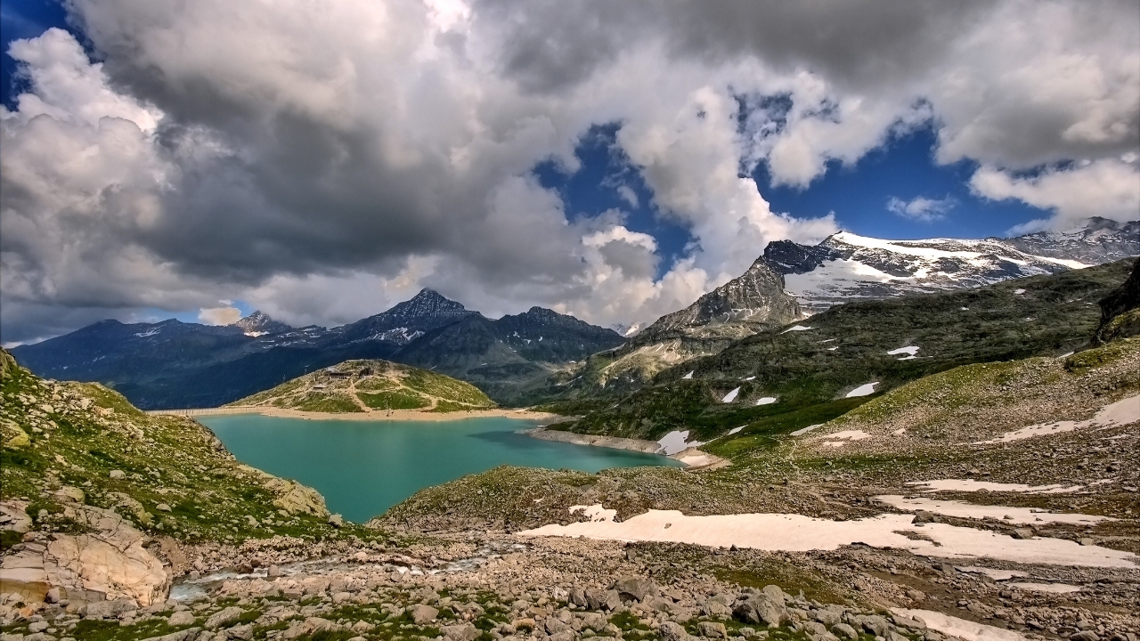 High Alpine Landscape for 1280 x 720 HDTV 720p resolution