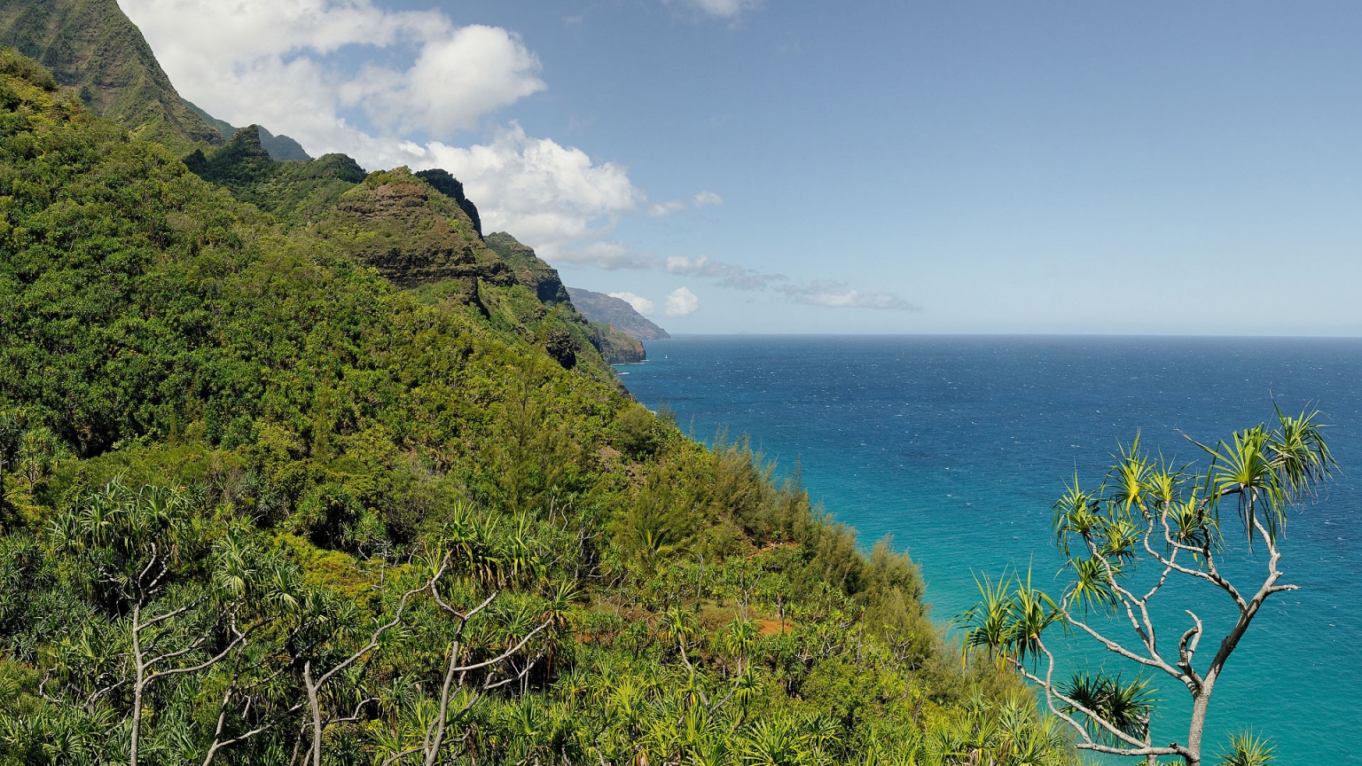 Hiking The Na Pali for 1536 x 864 HDTV resolution
