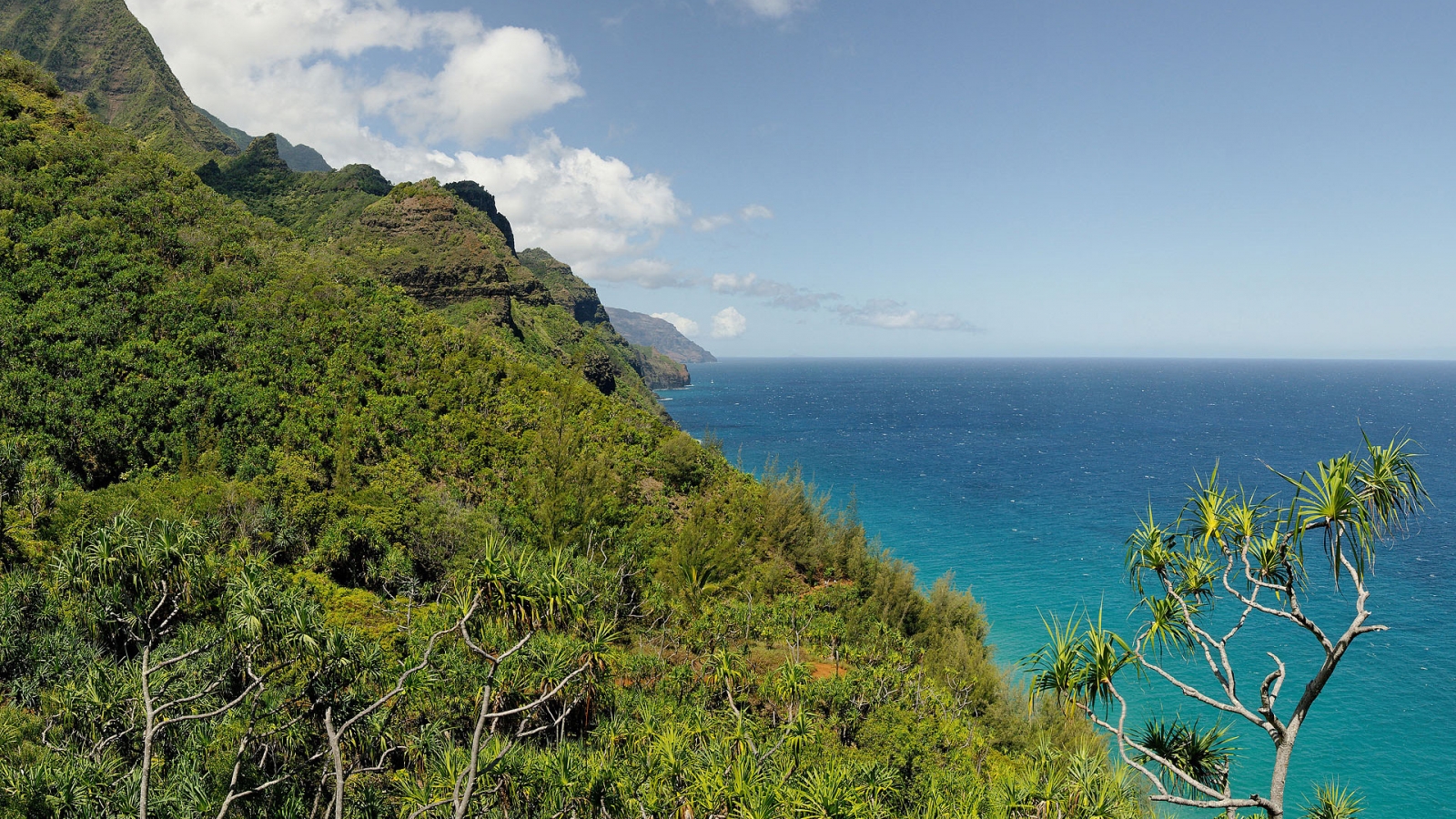 Hiking The Na Pali for 1600 x 900 HDTV resolution